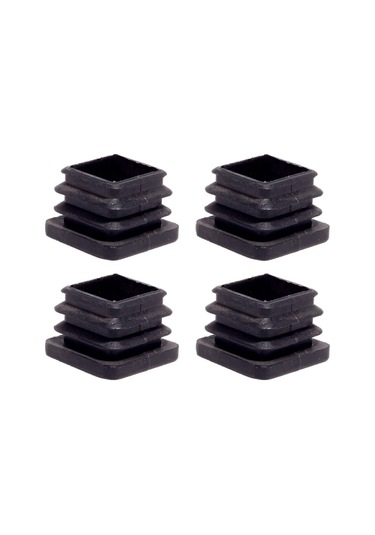 30X30 Mm Plastik Kare Içe Geçme Profil Tapası Kutu 4 Adet