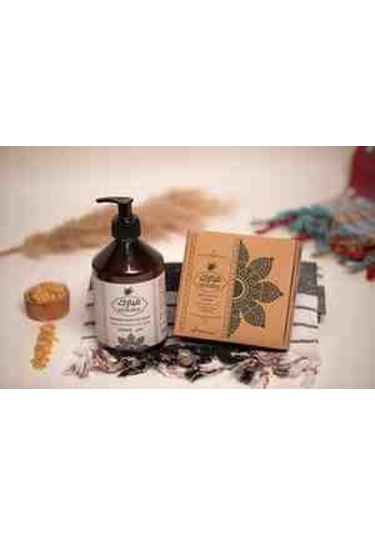 Mübarek Amber Kokulu Sıvı Sabun 500 ML + Amber Kokulu Katı Sabun 4 Adet