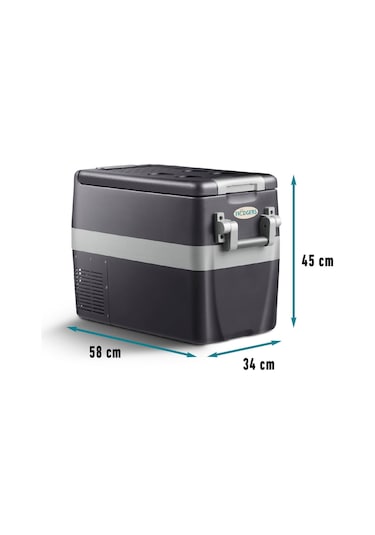 40Lt Oto Buzdolabı & Dondurucu 12/24V Kompresörlü De40