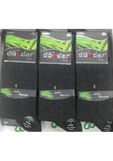 Dündar Plus 5602 Erkek Bambu Likralı Çorap 12 Adet 001