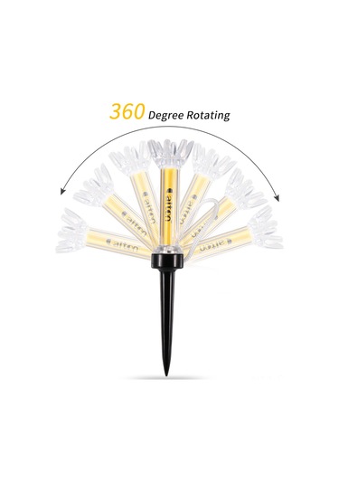 Qingmipy Magnetlu Golf Tiyoları 79mm - 5 Adet Paket - Golf Egzersiz Yardımı Ve Top Sabitleme Aracı Çok Renkli