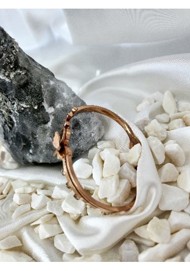 Eva Takı 316 l Çelik Kelebek Rose Renkli Kelepçe Bileklik