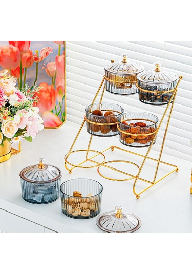 Homyl Kuru Meyve Tepsisi Çok Fonksiyonlu Raflı Fındık Gri