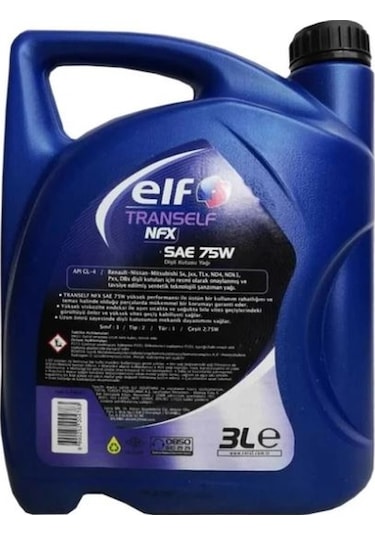 Elf Tranself Nfx Sae 75W Şanzıman Yağı 3 L