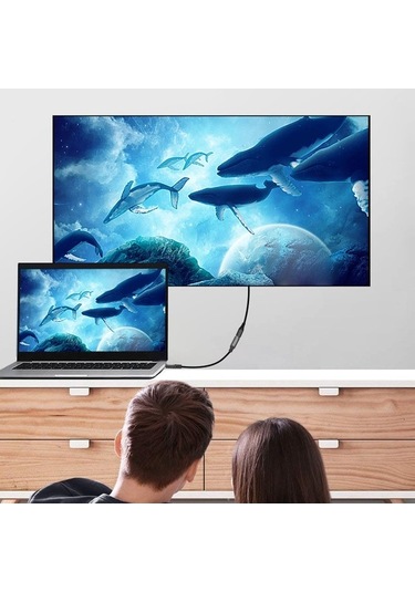 Flybuy Usb-c Erkek - Usb-c Dişi Adaptör, 25 Cm Kablo Uzunluğu