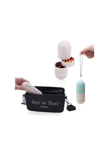 Tongxida Buğday Samanı Hap Saklama Kutusu Mühürlü 7 Günlük Hap Kutusu Yd073 Diğer