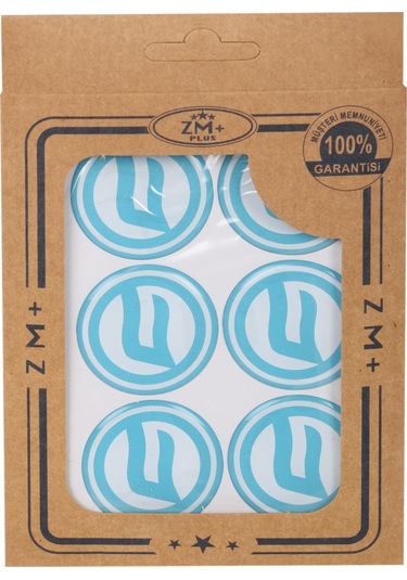 CF Moto Koruma Takozu Damla Etiket Sticker Ø39 mm BEYAZ-YEŞİL