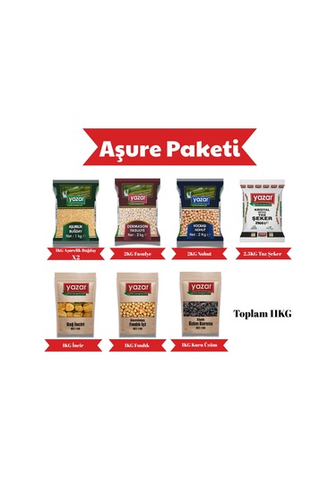 Yazar Karma Aşure Paketi 11 Kg