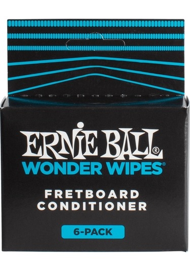 Ernie Ball P04276 Wonder Wipes Fretboard Klavye Temizleme Mendili