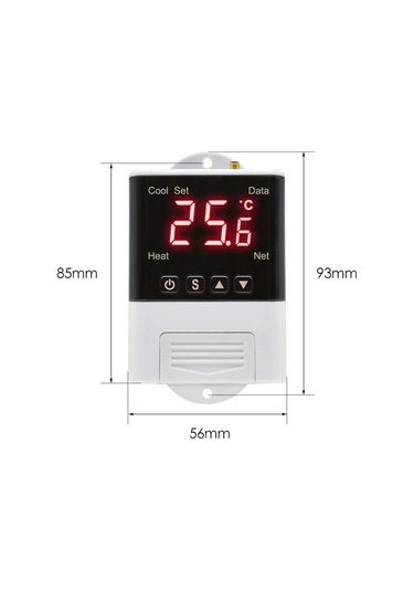 Conventions1 Ac110v-220v Dtc1201 Wifi Termostat Hümidistat