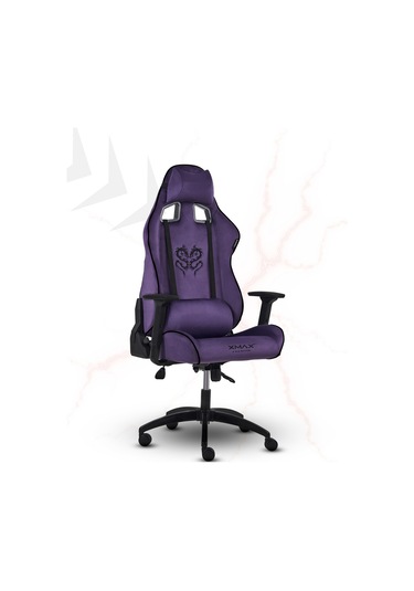 Rio Plus Balerion Terletmez Kadife Kumaş Mor Gaming Oyuncu Koltuğu -12 Mor