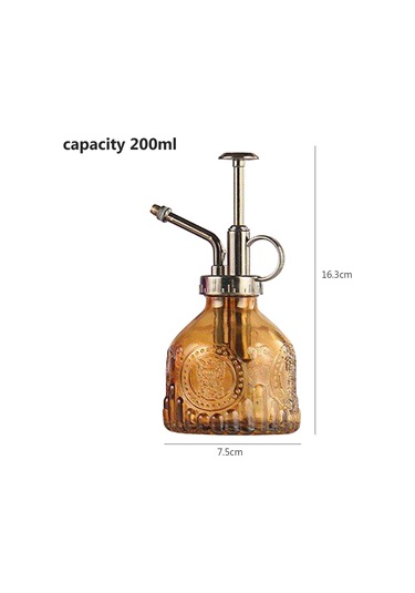Reedark Retro Cam Bitki Spreyleri İçin Şık Cam Sulama Şişesi, 200ml Kapasiteli, Ev Ve Ofis Temizliği İdeal