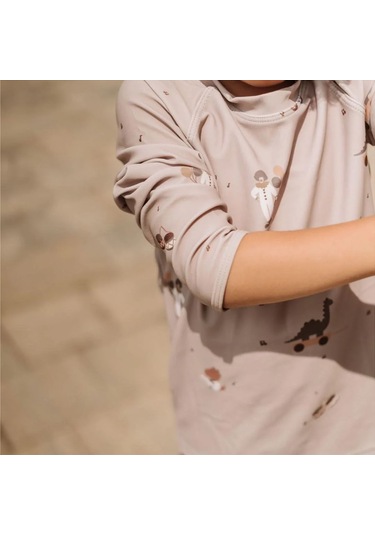 Nuuroo Kris Uv Korumalı Erkek Uzun Kollu Mayo Tişört Dino Nu397 Çok Renkli