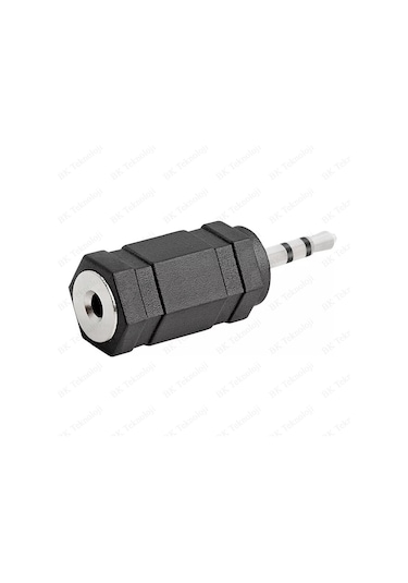 3.5mm Erkek To 2.5mm Dişi Stereo Mic Ses Kulaklık Jak Adaptörü Dö