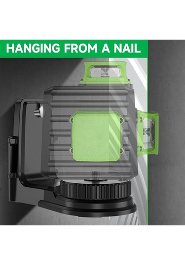 Pazly Taşınabilir Seviyesinin Montaj Metre Manyetik Lazer İle Hat Güçlü Duvara Döner Çoklu Braketi, Braket Alan 360 Ef