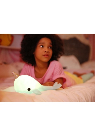 Dhınk Narwhal Mavi  Gece Lambası Çok Renkli