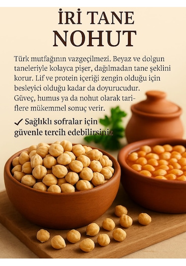 Barcas 9 Mm 5 Kg İri Tane Nohut