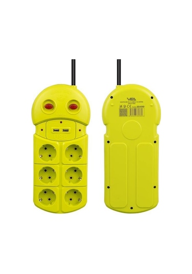 Vea Ve-970usb 6'lı 2 Usb'li 1.5 Metre Grup Priz Diğer