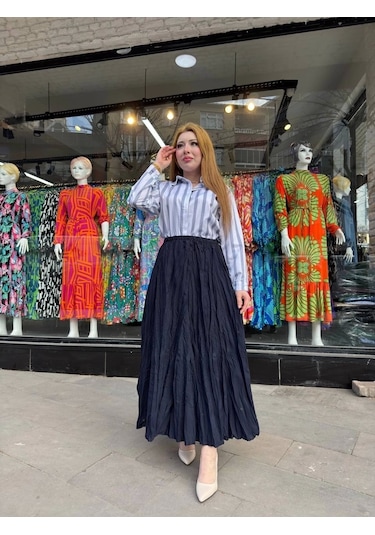 Kraş Etek Siyah Siyah