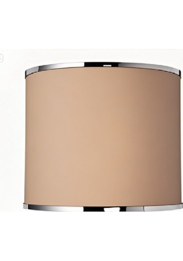 Abajur Şapkası - Yedek Şapka - Abajur Başlığı -kumaş Başlık Sütlü Kahve