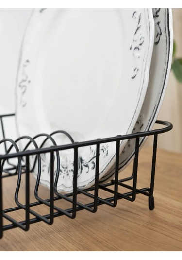 Mix Home Bulaşık Kurutucu Metal 36x27x9 Cm 173982914 Siyah