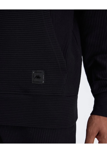 Kappa Rana Erkek Sweatshirt-siyah Siyah