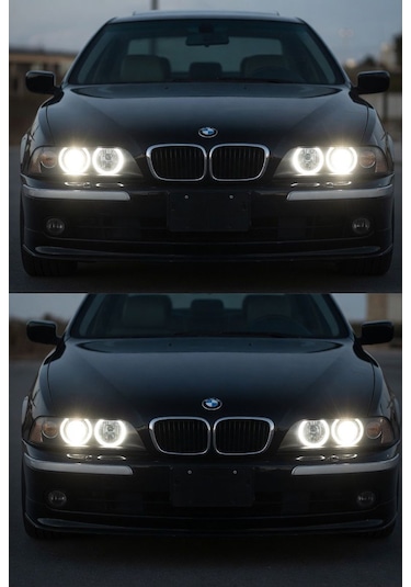 Bmw E39 Led Angel Halka Seti Beyaz Far İçi Halka Premium Görünüm