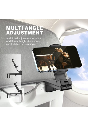 Reedark Ev, Uçak, Ofis Kullanıma Uygun 2'li Universal Telefon Tutucu - Hafif, Kompakt, Çok Amaçlı İphone Ve Koruyucu Kılıf İle Uyumlu