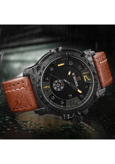 Erkek Saat Kuvars Hareketi Tarih Hafta Göstergesi İş Rahat Kol Saati Haki Diğer