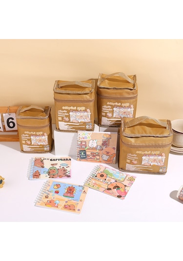 Çok Renkli Akrilik Marker Boya Kalem Seti - Çantalı 48renkli