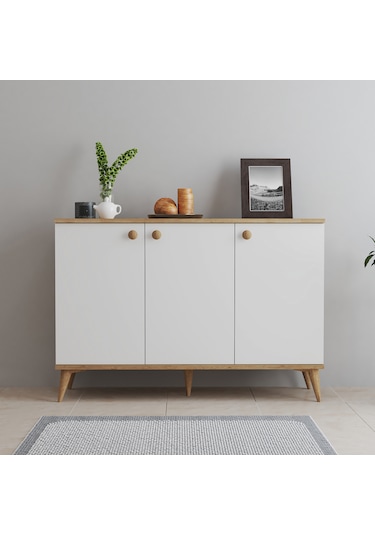 Fernıso Bohem 120 Cm Konsol Ceviz Beyaz
