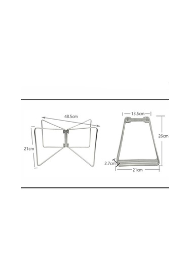 Homyl Katlanabilir Soğutucu Standı Piknik Için L-siyah L Siyah