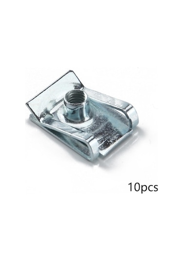 Ganzhoushop Suntek Somun M5 Klipsi Klip Elemanı Bağlantı Araç Aksesuarları Adet 10 Wk Gümüş