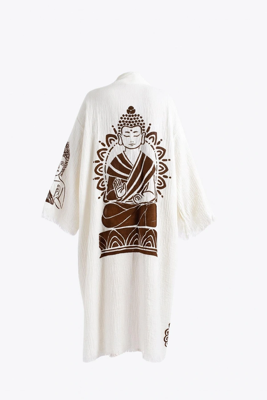 Brandsmithshop Naturel Serenity Buddha Kimono Çok Renkli