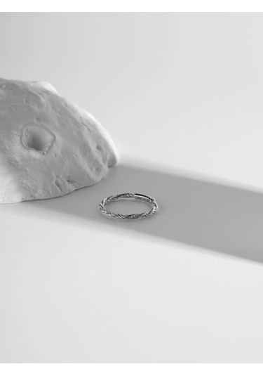 Sılverme Gümüş Örgü Yüzük 925 Ayar İnce 269786124 Gümüş