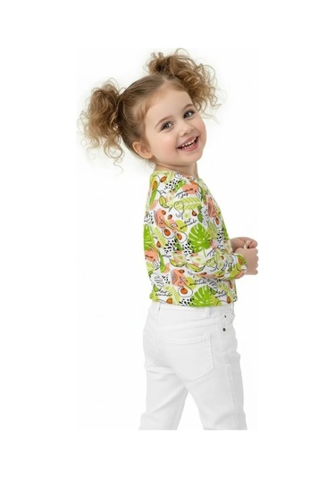 Alena Uzun Kollu Pamuklu Tişört 177318740 Beyaz