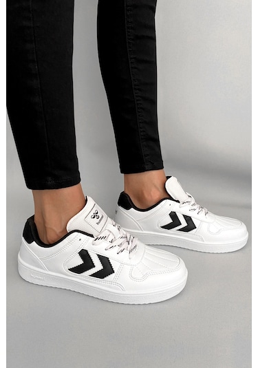 Hummel Court 1990 Unisex Spor Ayakkabı 900828-9124 Beyaz - Siyah