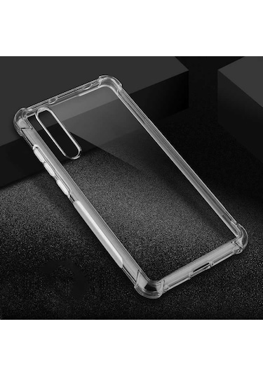 Huawei P20 Pro Kılıf Zore Nitro Anti Shock Silikon Kılıf Renksiz