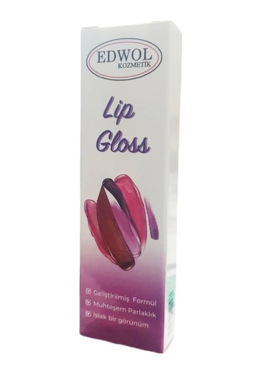 Edwol Make Up Likit Işıldayan Parlak Ruj Nude Kahverengi