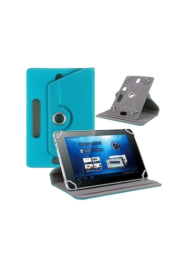 Prolysus Lenovo Uyumlu Tab Tb350fu 11,5" Inç Kılıf Üniversal Dönerli Dönebilen Standlı Stand Olabilen Kapaklı Tablet Kılıfı