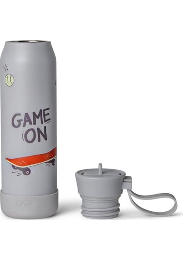 Citron 3 Katmanlı Paslanmaz Çelik Termos Seti 350 Ml - Cool Kid Gri