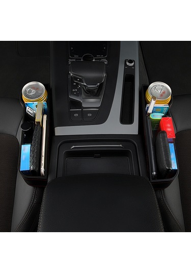 Gajeena Araç Koltuk Arası Geniş Kapasiteli Çok Amaçlı Organizatör - Cep Telefonu, Anahtar, Cüzdan İçin Abs Malzeme