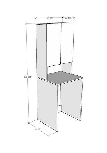 Banyo Dolabı Bd-01 Safir Meşe Safir Meşe