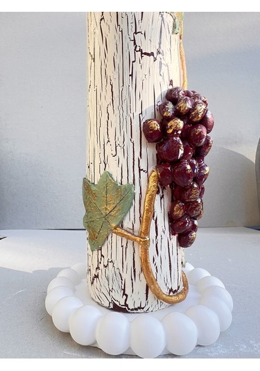 500 Ml Kil Kabartma Uygulama Akdeniz Ve Ege Dokunuşu El Yapımı Zeytinyağı & Üzüm Sirke Şişeleri, Yağ Bordo