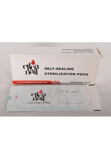 Steril Zarf Poşeti Kraft Zarf 200'lü 90x260mm Uzun Boy