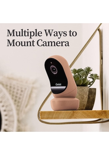 Owlet Cam 2 - Kameralı Ve Sesli Video Bebek Monitörü - Gül Kurusu