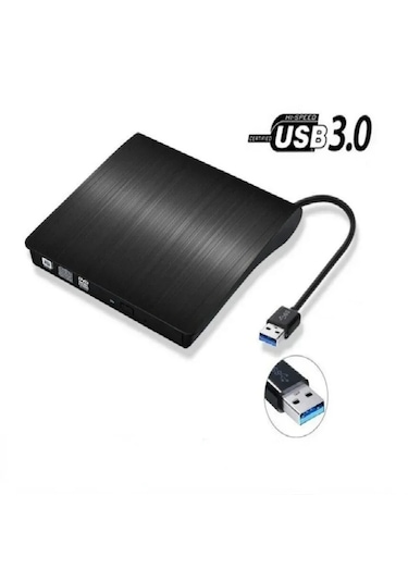 Harici Usb 3.0 8x Dvd Rw Optik Sürücü Hızlı Ve Kolay Kullanım