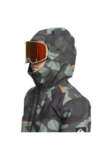Quiksilver Mission Printed Youth Erkek Çocuk Snowboard Montu Renkli Renkli Çok Renkli