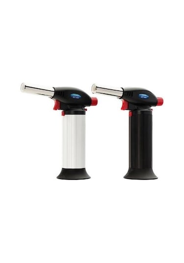 1300 Derece Profesyonel Pürmüz Alev Çakmak Büyük Boy Bs-600 Beyaz