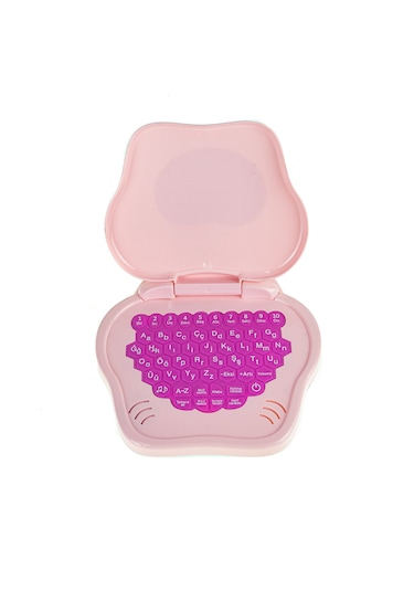 Oyuncak Mini Laptop Eğitici Öğretici Bilgisayarım Türkçe Pembe
